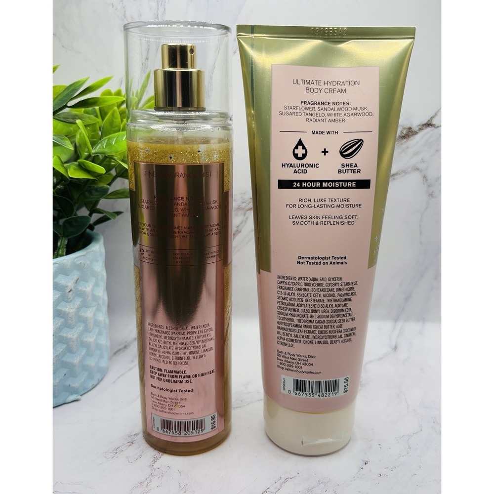 Bath & Body Works In The Stars Fine Fragrance Mist & Body Cream Set New - Picture 2 of 7